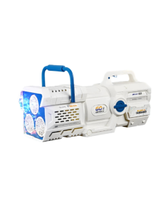 60-Hole LED Light Bubble Gun Toy for Kids