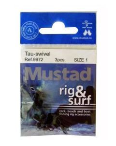 Mustad Rig and Surf Tau-Swivels 3 Pce Size 1