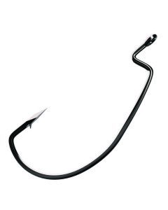 4 Pack of Eagle Claw Trokar TK120 Heavy Wire Black Extra Wide Gap Magworm Hooks