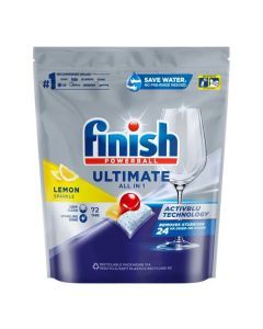 Finish Ultimate All in 1 x 72 Lemon Sparkle Dishwashing Tablets