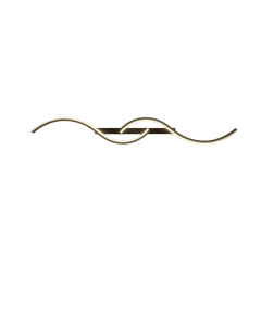 Minimalist LED Wall Lamp - Long Strip Sconces, Black, 100cm