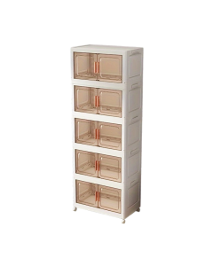 Transparent Storage Cabinet Magnetic Doors