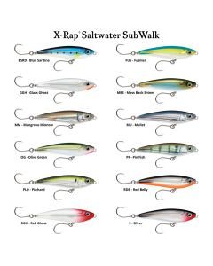 7cm Rapala Saltwater X-Rap SubWalk Walk the Dog Style Stickbait Fishing Lure