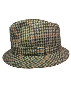 Failsworth Clansman Mens 100% Wool Trilby Hat - Made in UK
