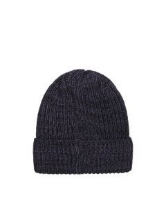 Winter Knitted Hat Men Women Warm Thick Beanie Fleece Ski Cap Outdoor Thermal - Black