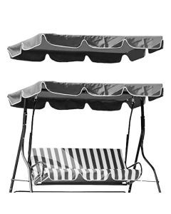Outdoor Swing Chair Hammock Canopy - Waterproof Roof Canopy Replacement with UV Protection