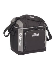 Coleman 30 Can Soft Cooler Insulated Outdoor Camping Picnic Bag in Black