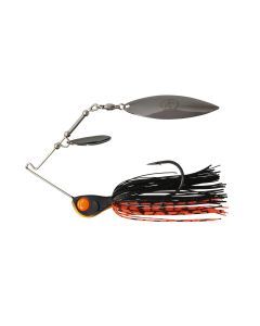 TT Lures 3/8oz Tornado+ Tandem Blade Spinnerbait Lure - ORANGE NIGHTMARE