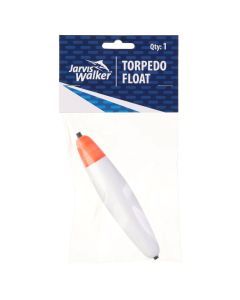 Single Pack of Jarvis Walker Unweighted Torpedo Float - Foam Fishing Float