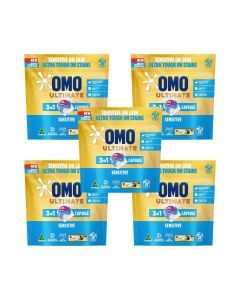 Omo Ultimate 3in1 Sensitive 53c/Tab x 140 Laundry Capsules