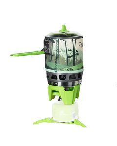Compact Camping Gas Burner Cooking System Green