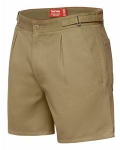 Hard Yakka Cotton Drill Utility Shorts Zip Fly Y05501 - Khaki - 112 Stout