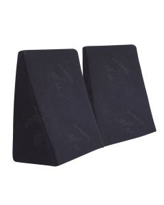 Cool Gel Memory Foam Bed Wedge Pillow Cushion Neck Back Support Sleep with Cover