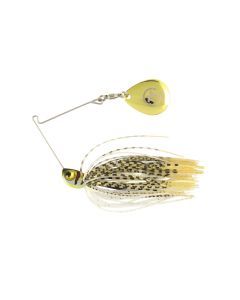 TT Lures 1/8oz Vortex+ Spinnerbait Fishing Lure - GOLD GLIMMER