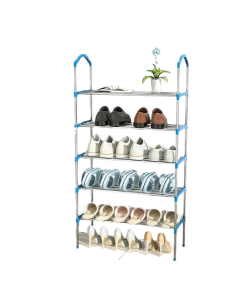 Organize your shoe collection with this multi-layer shoe rack