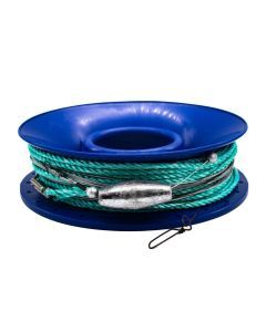 Seahorse 10 Inch Hand Caster Reel Pre-Rigged with Heavy Duty Mackerel Rig