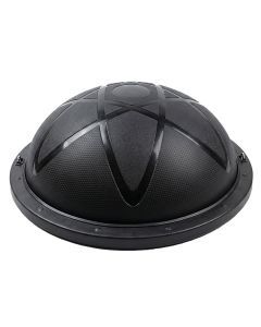 Centra Half Balance Ball Yoga Balance Trainer 2 Resistance Bands Home Gym Black