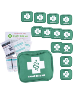 12x 9pcs Australian Snake Bite First Aid Kit Bulk Pack - Camping/Hiking/Travel