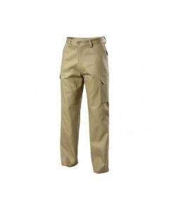 Hard Yakka Generation Y Mens Cotton Drill Work Pants - Khaki (122S)