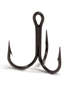VMC 9651BN Predator Black Nickel 1x Strong Treble Hooks - 10 Hook Pro Pack