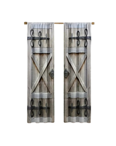 Waterproof Vintage Door Curtains with Timeless Appeal