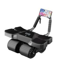 Four-Wheel Abdominal Roller with Elbow Support