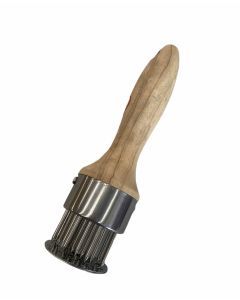 Meat Tenderiser with Stainless Steel Pin Puncher & Wooden Handle