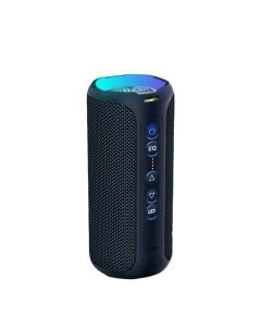 40W Waterproof Bluetooth Speaker with LED Light (Black)