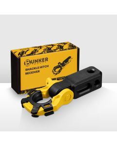 Bunker Indust 2” Recovery Hitch Receiver 4.75T With 3/4” D-Ring Bow Shackle