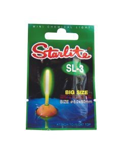 50mm Starlite Chemical Fishing Light with Tube - SL-3 Fluoro Glow Stick Light