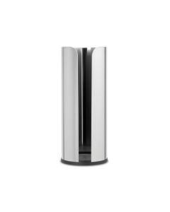 Brabantia ReNew Toilet Roll Dispenser - Brilliant Steel (Bathroom Paper Holder)