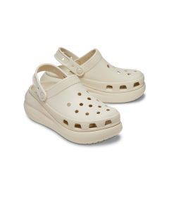 Crocs Classic Crush Adult Platform Clogs - Bone (Sandals/Slides)