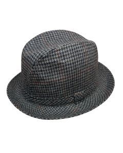 Kent Wool Tweed Dress Trilby Hat - MADE IN ITALY