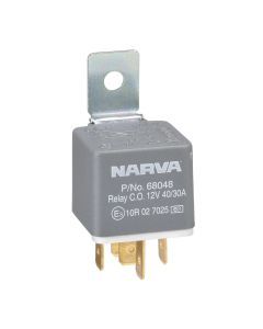 Narva 68048BL 12V 40A/30A Change-Over 5 Pin Relay With Diode (Blister Pack Of 1)