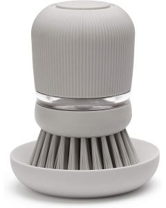 Brabantia Soap Dispensing Dish Brush in Mid Grey