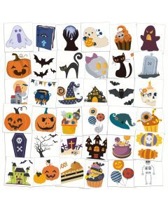 Halloween Temporary Tattoo Sheets Party Stickers (408pcs)