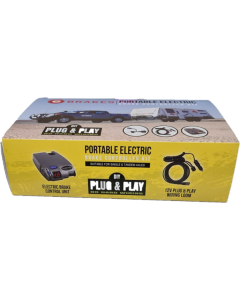 Portable Electric Brake Kit With Large Round Adapter