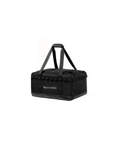 30L Portable Camping Storage Bag Heavy-Duty Gear Organizer Black