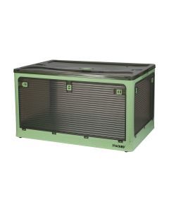 Storage Box Plastic Stackable Container Clothes Wardrobe Organiser 5 Side Open