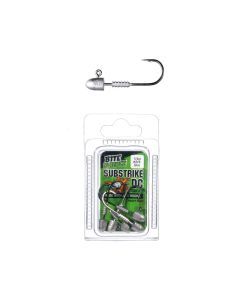 5 Pack of 1/6oz Size 2/0 Bite Science Substrike DC Jigheads with BKK Hooks