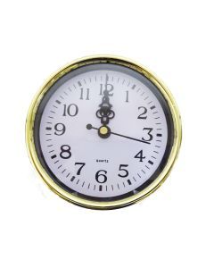 Australian RV Accessories Wall Clock Gold 10cm Quartz