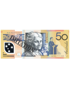 50 Dollar Australian Souvenir Note Pad Fake AUD Money - 1 Pack of 50 Sheets