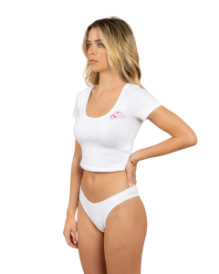 Ringers Western Dreamer Womens Sleep Set Pyjamas PJ Top & Bottom in White