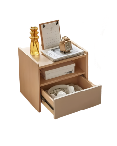 Hardwood Bedside Table - Wood-Based Panel