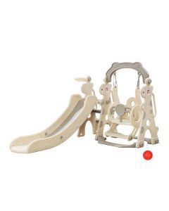 Bopeep Kid Slide Swing Set Basketball Hoop Indoor Outdoor Playground Activity