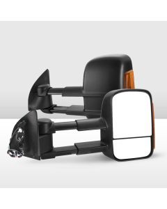 Pair Extendable Towing Mirrors Gen1 for Ford Ranger Raptor 2012-MY2021 W/ Indicators