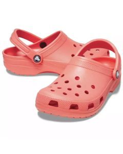 Crocs Adult Classic Clogs - Neon Watermelon (Summer Unisex Shoes/Sandals/Slides)