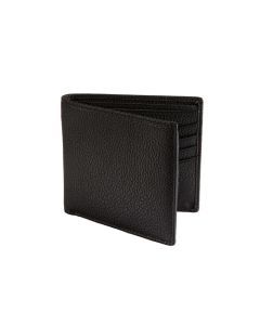 Dents RFID Pebble Grain Leather Billfold Wallet - Black