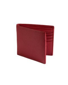 Dents RFID Pebble Grain Billfold Wallet - Berry