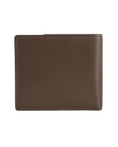 Dents Men's Smooth Nappa Leather Bifold Wallet with RFID Blocking in Tan/Olive